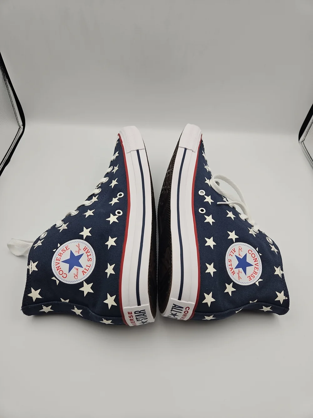 Converse High-Top Star Canvas Sneakers - Navy & White - Picture 6 of 8